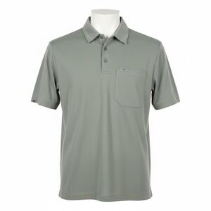 FIGS PRO Mens Polo Shirt Medium Sage Green Minimalist Modern Workwear Medical